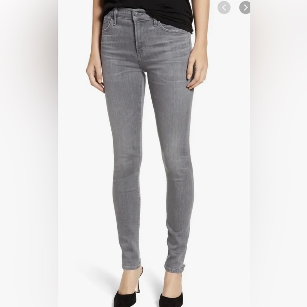 Citizens of Humanity Rocket Crop High Rise Skinny in grey